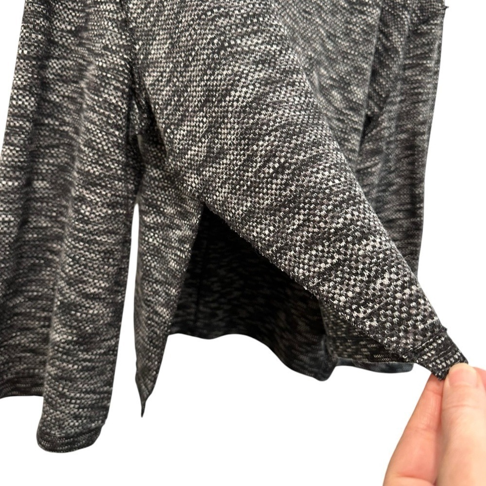 Free People We The‎ Free Marled Knit Turtleneck Sweater Oversized Gray, Medium - Picture 6 of 9